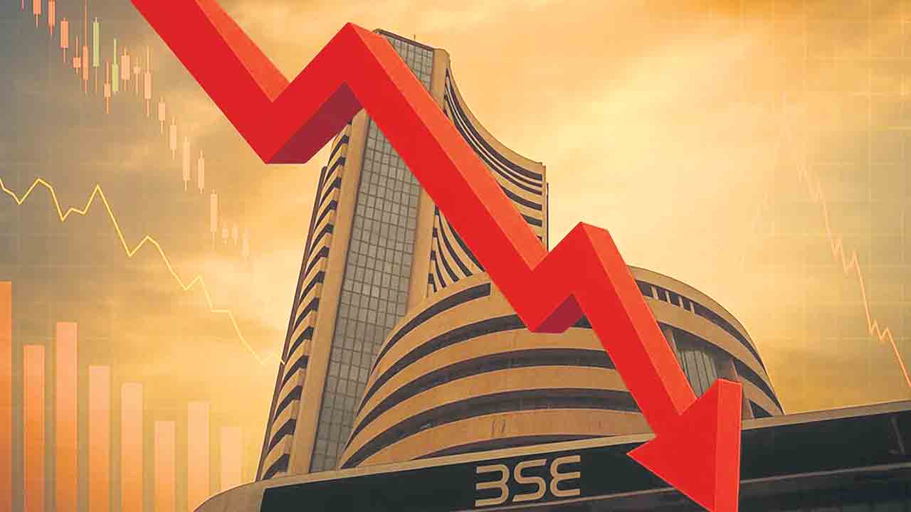 భారీ నష్టాలతో ముగిసిన స్టాక్ మార్కెట్లు